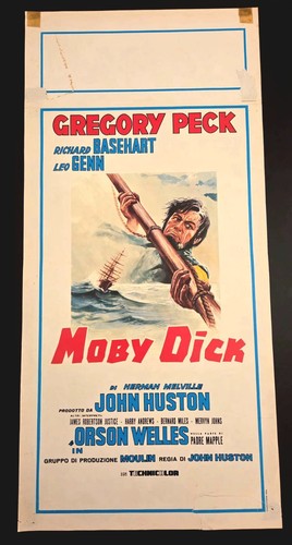 Locandina moby dick balena - locandina,