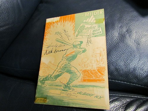 Albany senators 1949 program - senators,