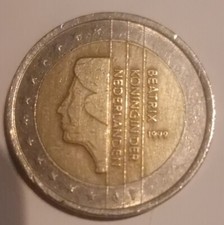 Moneda 2 € RARA BEATRIX