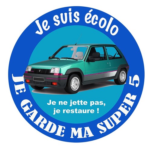 Sticker suis ecolo garde - je,