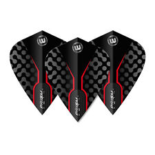 5 New Sets Winmau Prism Zeta Kite Dart Flights - Black Red