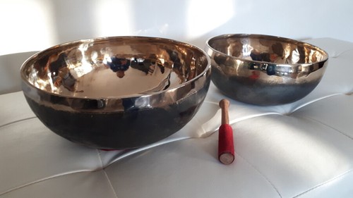 Campana tibetana enorme bordo - campana,