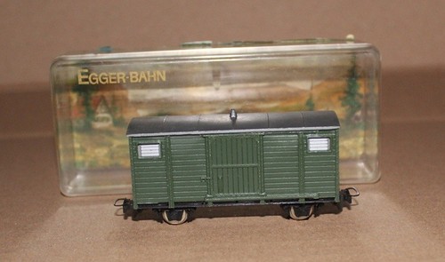 Egger bahn wagon couvert vert - bahn,,