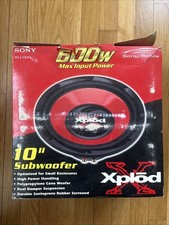 Nuovo con scatola Sony Xplod