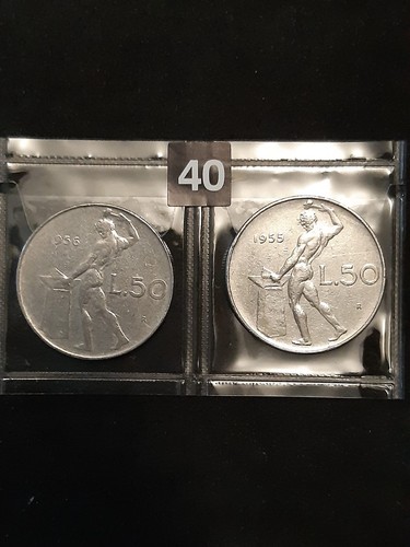 Italia set 50 lire vulcano - set,