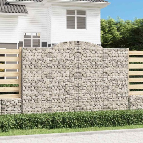 Vidaxl cesto gabbione arco - gabbione,