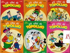 TOPOLINO ALBI  6 FUMETTI