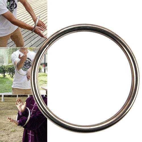 Wing chun stainless steel ring - steel,