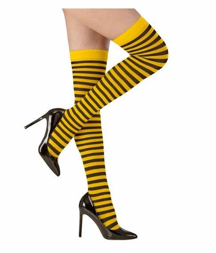 Nuovo calze giallo righe - nuovo,
