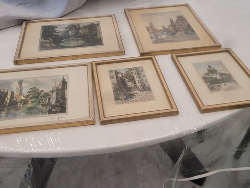 Set acquerelli anni 50 - set, '50