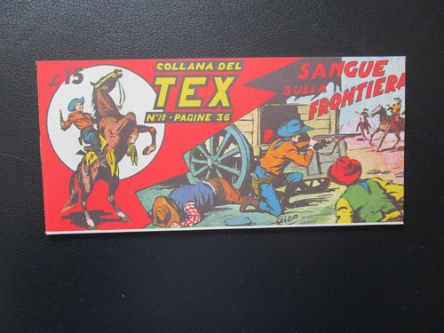 Tex striscia prima - prima, serie