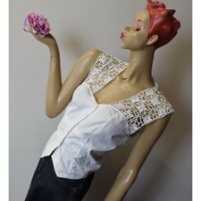 CAMICIA CON PIZZO  tg.S PINKO