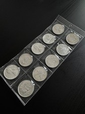 Lotto 10 Monete 500 Lire Argento