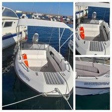 barca a motore usata ,molinari 220x440 con motore 40 cavalli Honda 4 tempi