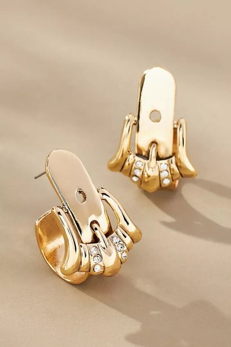 Orecchini huggie fibbia - orecchini,