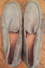 PRADA drive shoes - mocassini driver - scamosciati - sabbia - 9 1/2 - originali