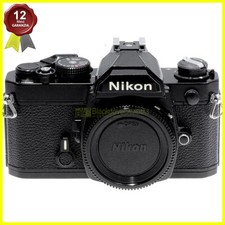 Nikon FM Nera fotocamera reflex a pellicola, macchina fotografica meccanica.