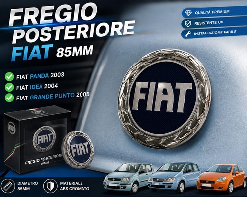 Fregio logo fiat 85mm - fiat,
