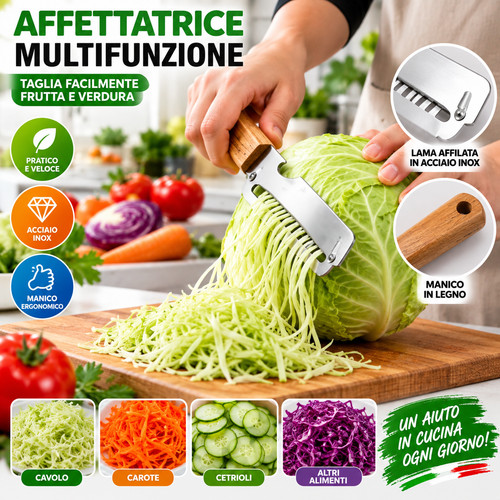 Affetta verdure multifunzione - verdure,
