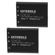 2x Batteria per Casio Exilim