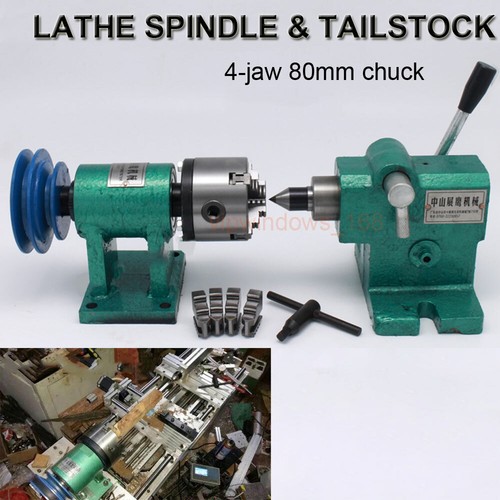 Lathe spindle tailstock - spindle&tailstock, w/