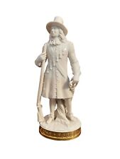 Statua in ceramica, moschettiere, fine XIX secolo, Dresden