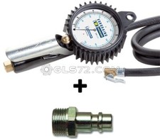 PISTOLA GONFIAGGIO WONDER BY MICHELIN BAR PSI MANOMETRO PNEUMATICI GOMME + RACC