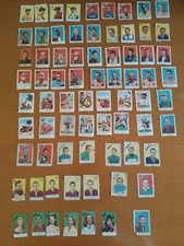 Lotto 72 figurine Nannina anni 50 rare collezione attori calciatori ciclisti