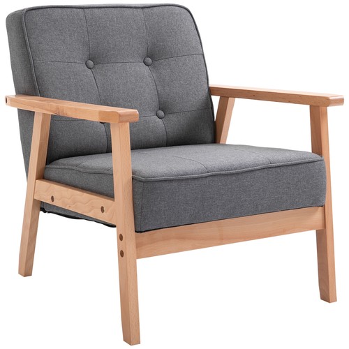 Homcom poltrona vintage stile - homcom,
