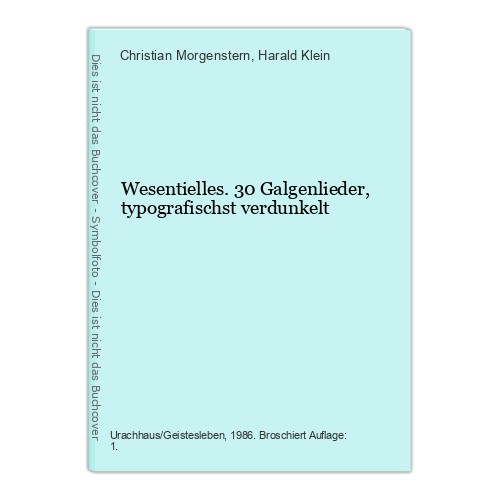 Wesentielles galgenlieder - 30,