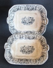 Pair ceramic tray 1880 - tray, (1880