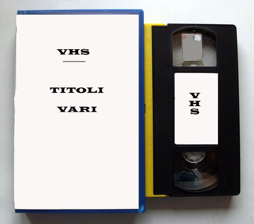 Vhs videocassette titoli vari - videocassette,