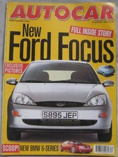 Autocar magazine 1998 - autocar,