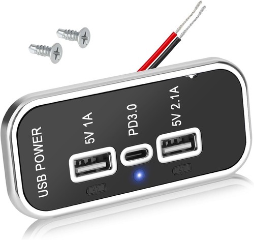 Pannello prese usb 12 - di, da