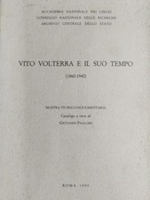 Vito Volterra E Il Suo Tempo
