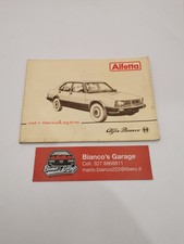 Libretto uso e manutenzione