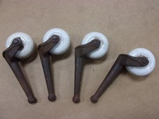 4 sedie a rotelle vintage