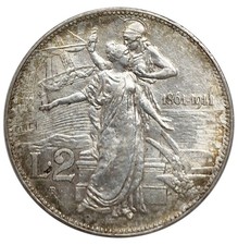 KINGDOM OF ITALY - 2 Lire