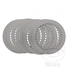 KIT 8 DISCHI FRIZIONE LISCI ACCIAIO PER KAWASAKI ZX6R Z750 Z800 Ninja 636 