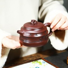 Teiera intagliata a mano vera