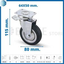 Ruote ruota piene per carrelli