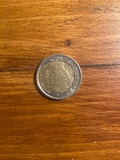 moneta da 2 euro rara errore di conio dante alighieri 2005