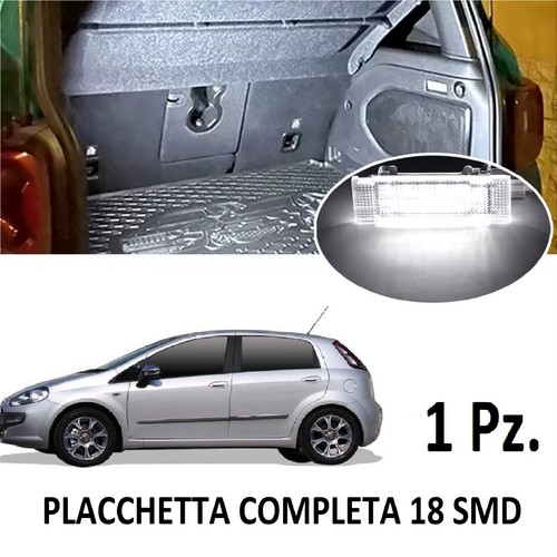 Placchetta led luce bagagliaio - luce,