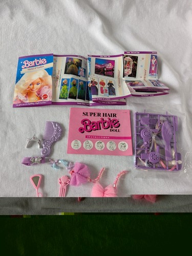 Barbie super accessori capelli - accessori,
