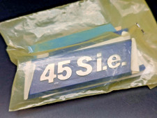 FIAT 45 S I.E. I.E IE LOGO SIGLA EMBLEMA FREGIO STEMMA SCRITTA BADGE TARGA NOME