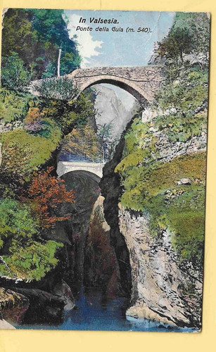 Cartolina italia ponte - cartolina,