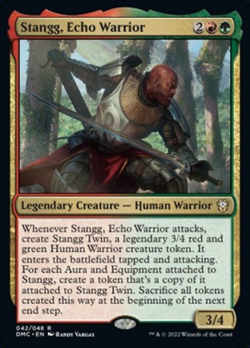 Mtg stangg echo warrior exc - stangg,,