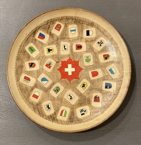 Piatto ricordo legno - , 8”