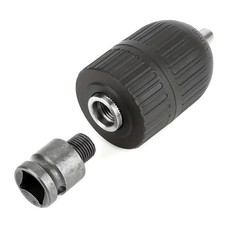 MANDRINO AUTOBLOCCANTE PER TRAPANO 2-13 mm + ADATTATORE X AVVITATORE AD IMPULSI