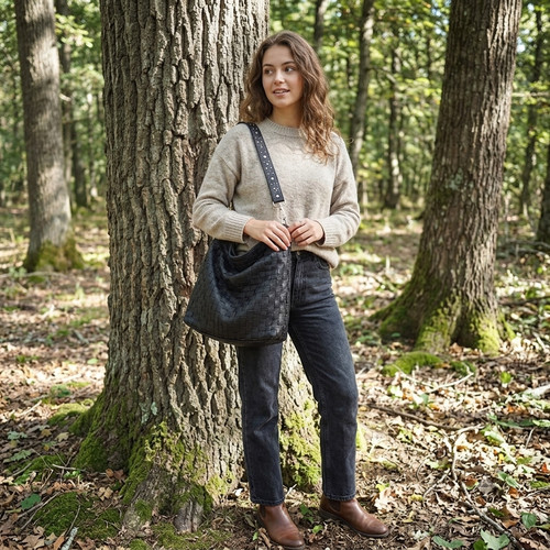 Borsa tracolla hobo pelle - a,